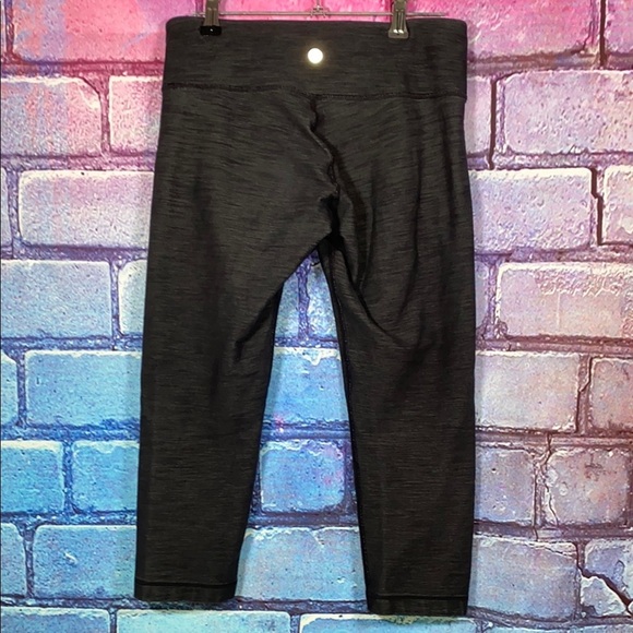 Lululemon Leggings Charcoal Grey Size 6 Women's Yoga Ankle Athletic - Picture 3 of 7